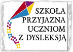 logo szkoła przyjazna uczniom z dysleksją